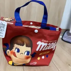 不二家 ペコちゃん ミルキー ミニトートバッグ＆クマのマスコット