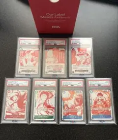 PSA10 4連番】ワンピースカード 3周年プロモ トレジャーキャンペーン①
