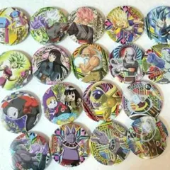 ドラゴンボールZ ドでか缶バッジ 20種 コンプ 孫悟空 ベジータ 孫悟飯