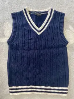 GREEN LABEL RELAXING ベスト 130 ネイビー