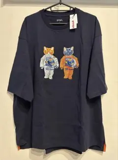 【希少】graniph アストロキャット（刺繍）Ｔシャツ XL タグ付き