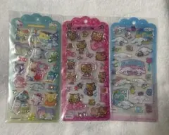 サンリオ　ドロップジュエリーシール　シナモン　日焼けキティ