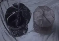 キャスケット ブラック