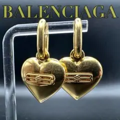 極美品✨　BALENCIAGA バレンシアガ　ピアス　フープ　ハート　1859のサムネイル