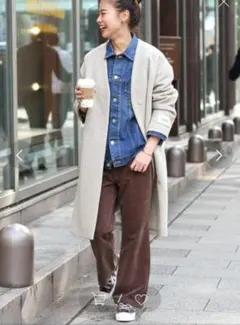 完売商品 JORNALSTANDARD ノーカラーコート 34