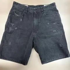 DIESEL デニムショートパンツ 黒