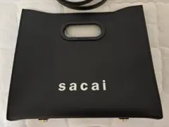 sacai サカイ ショッパーバッグ 黒 ショルダーストラップ付 - メルカリ