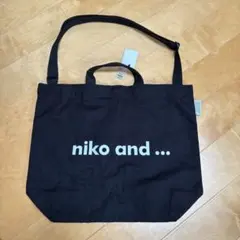 【新品】niko and ... ショルダーバッグ　トートバッグ