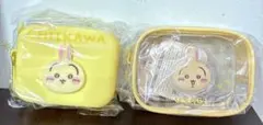【ちいかわ 】うさぎ　クリアポーチ　ミニシリコンポーチ　セット