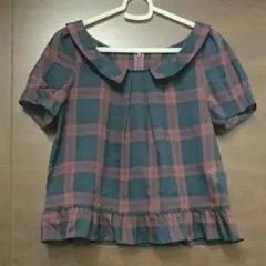 【美品】ジルスチュアートチェックブラウスのサムネイル