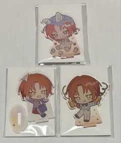 あんスタ　アニメイトカフェ　アクリルスタンド　月永レオ　3点セット