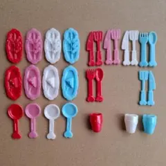 食玩　コリス　フエラムネ　おまけ　かわいい系　おままごと　プラ・アクリル　18点