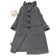 ★未使用　トゥモローランド　マカフィー　❤︎メルトンダッフルコート　牛革　S M