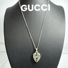【美品】GUCCI グッチ ハートネックレス シルバー925のサムネイル