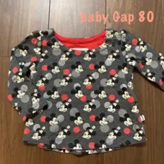 baby Gap ミッキー　ミニーちゃん　総柄トップス