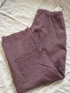 フラワー ワイドパンツ