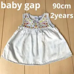 baby GAP◯刺繍付きタンクトップ