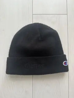 Champion 黒 ニット帽