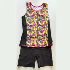 ellesse 美セパ セパレート水着 花柄上下バストカップ差し込み式XLのサムネイル