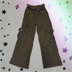 Y2K ブラウン デニムパンツ