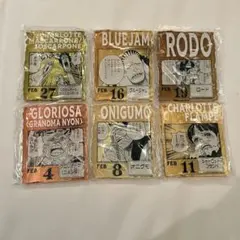 ワンピース ベースショップ アクリルブロックチャーム 5個セット