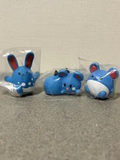 マリルリ　マリル　ルリリ　ポケモン　フィギュア　進化セット レビュー】ポケットモンスター 立体ポケモン図鑑 第4集 「CAPSULE 1