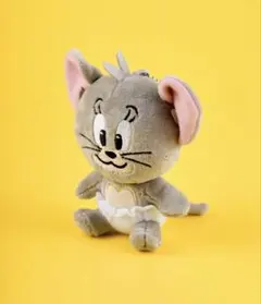 トムとジェリー タフィー ぬいぐるみ キーチェーン付き