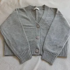 AZUL BY MOUSSY グレー Vネック カーディガン