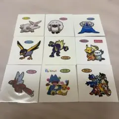 ポケモンパンシール　9枚セット