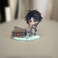 原神　魈　アクリルスタンド　スイパラコラボ
