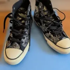 ★CONVERSE ALL STAR 　西陣織ドラゴン柄スニーカー