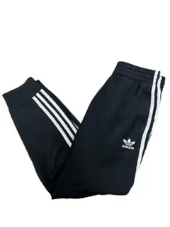 adidas 3本ラインジャージパンツ XS 黒