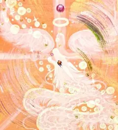 開運絵画 龍神様 白龍神様 天界の薔薇 恋愛運アップ ソウルメイト