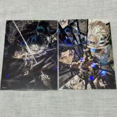 カグラバチ ホログラムカードくじ イラストカード 六平千鉱 双城厳一 漣伯理
