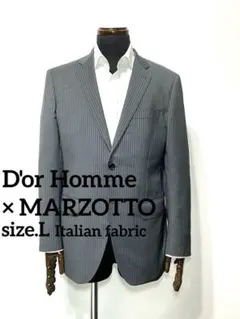 D'or Homme◇イタリア製マルゾット高級生地◇メンズテーラードジャケットのサムネイル