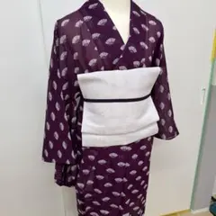 最終お値下げ夏着物4点セット　美品のサムネイル