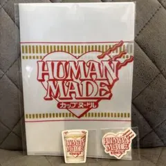 HUMAN MADE　カップヌードルコラボ　クリアファイル　ステッカー