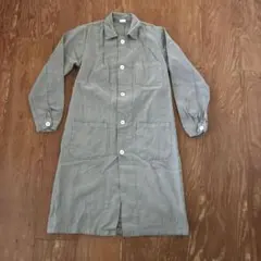 新品　チェコ軍タイプヘリンボーンワークコート　グレー　作業着