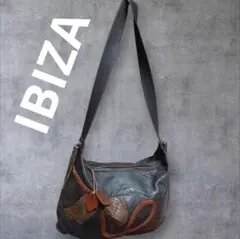 IBIZA イビサ Czarda クザルダ 本革 パッチワーク バッグ レザー