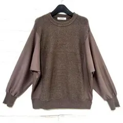 MAYSON GREY　切り替えデザインニット