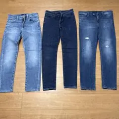 UNIQLO スキニーデニム 3本セット 29インチ