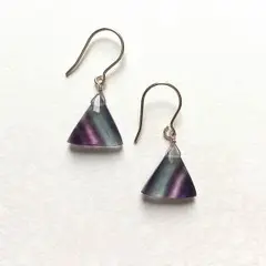 k14gf 天然石 フローライトのピアス☆