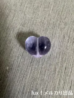 【一点物】天然アメジストハートビーズ｜恋愛・癒し・浄化｜H009