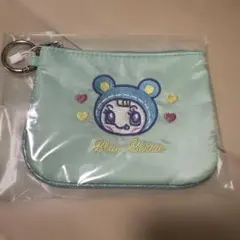 ナルミヤハッピーパーク メゾピアノ ブルーベリエちゃん フラット刺繍ポーチ