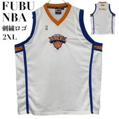 FUBU NBA ニックス 両面刺繍 バスケ ユニフォーム ゲームシャツ 2XL