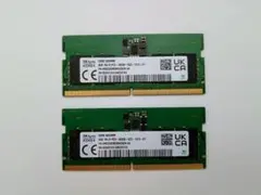 SK hynix ノートPC用メモリ DDR5 32GBセット（16GB×2枚） - メルカリ