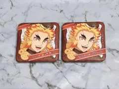 鬼滅の刃 煉獄杏寿郎 缶バッジ バレンタイン ホワイトデー 2点セット