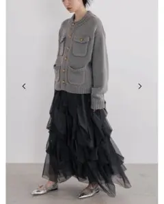 thetoe Iris Tulle Skirt Blue sサイズ Iris Tulle Skirt – THE TOÉ