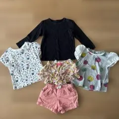 夏服　Tシャツ、ショートパンツ、長袖まとめ売り S 110 100 キッズ子供服