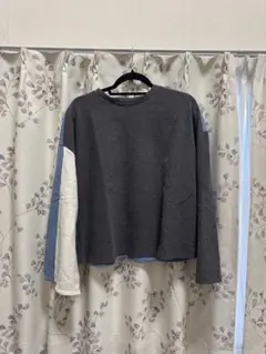 ZARA ニット 長袖 モード アシンメトリー